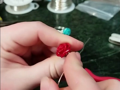 Beginner Wire Wrapping: Rose ring