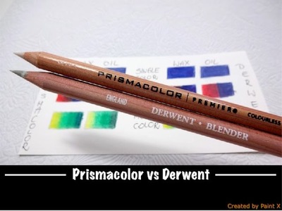 Blenders TEST | Prismacolor vs Derwent | Review