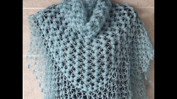 Crochet Pattern *EASY AND PRETTY PATTERN FOR A SHAWL *