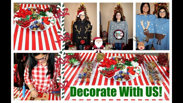 Decorate Ugly Christmas Sweaters with US! + Party Setup Day 11