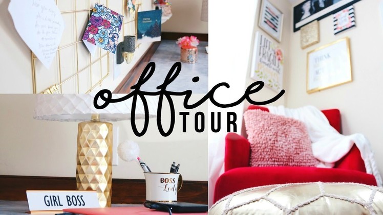 DECORATE WITH ME 2017 | GIRL BOSS OFFICE TOUR |  Page Danielle