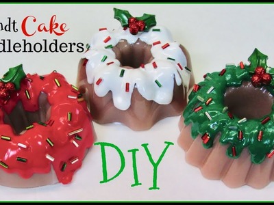 DIY Christmas Cake Candleholders | Resin Crafts | Craft Klatch