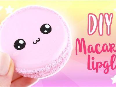 DIY Macaron LIPBALM!! - Polymer Clay | KAWAII FRIDAY