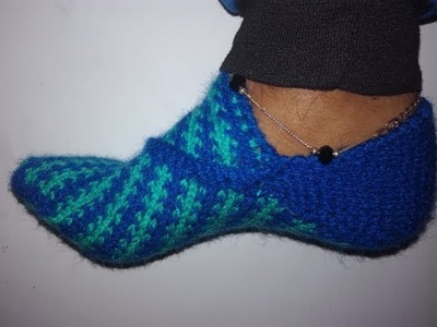 Easy Stylish socks to knit in Hindi||★Latest