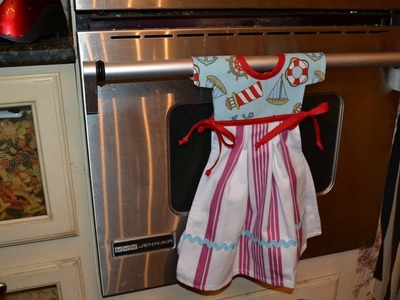 EPISODE 65 ~ Hanging Tea Towel~ Little Girl Dress - Less than 2 hour project