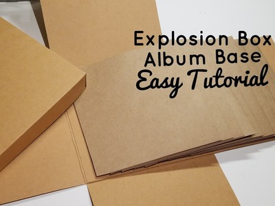 Explosion Box Album Tutorial Using Envelopes **Simple and Fast**