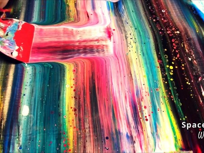 Fluid Painting Extreme!! Acrylic Pouring Primary Colors Only. Please Share and Subscribe!!