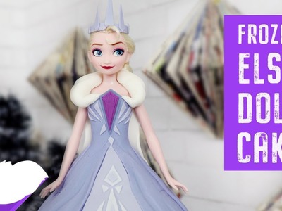 Frozen Elsa Doll Cake | Disney Princess Cake How to
