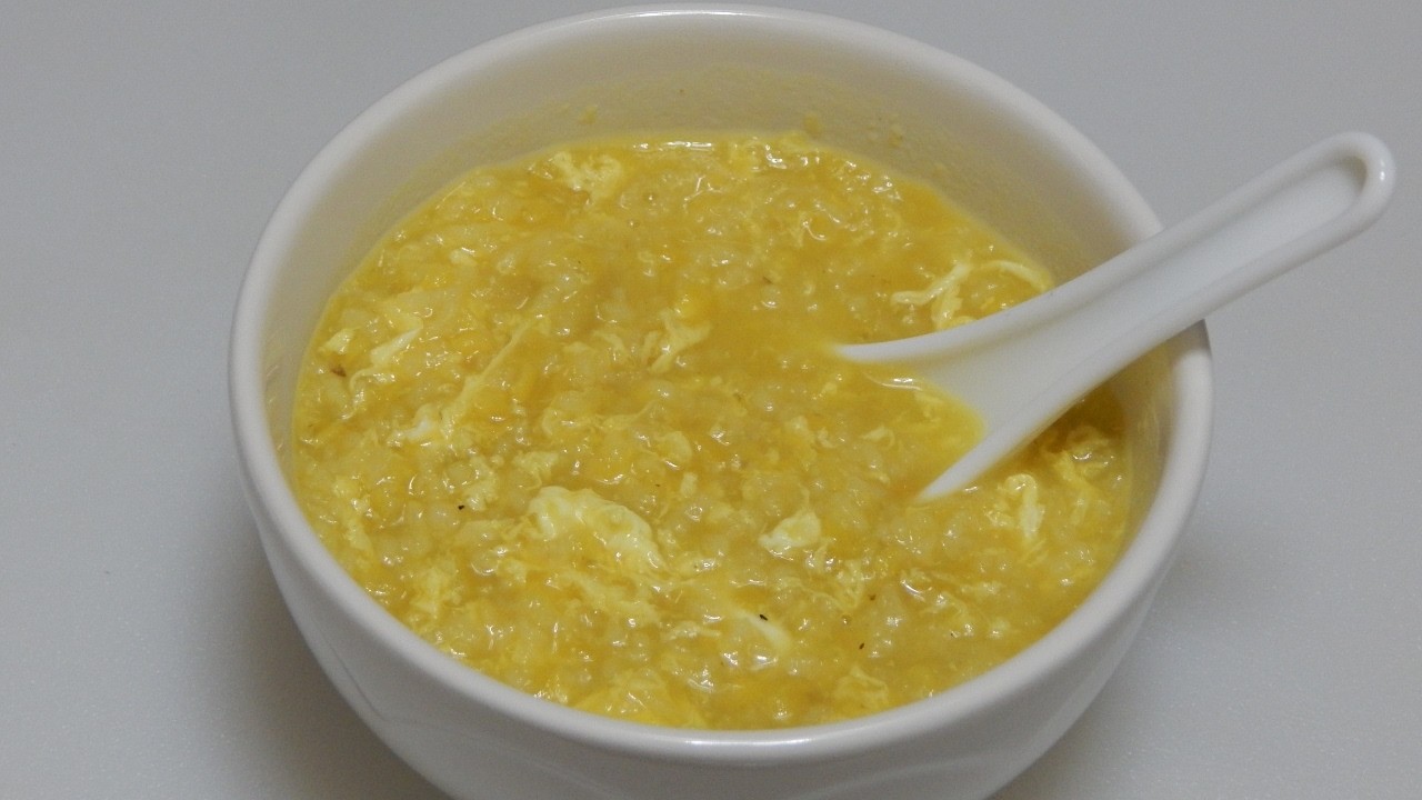 Healthy Baby Food Recipe - Egg rice for Toddler & Kids l Egg drop