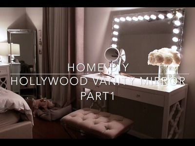 HOME DIY - Hollywood Vanity Mirror with Lights l Under $70