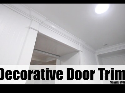 How to Install Decorative Door Trim