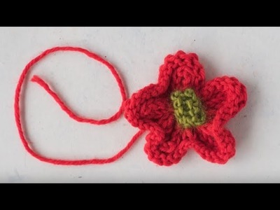 How to Knit a Flower