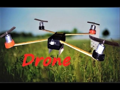 How to make a homemade mini drone out of waste.Very cheap homemade mini drone.