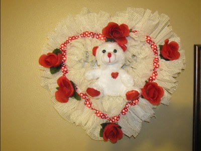 How To Make Carmen's $9.00 Valentines Heart Made With Shelf Liners