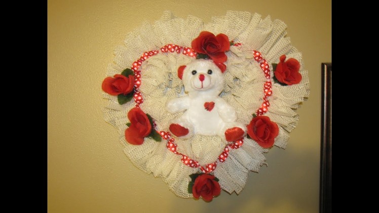 How To Make Carmen's $9.00 Valentines Heart Made With Shelf Liners