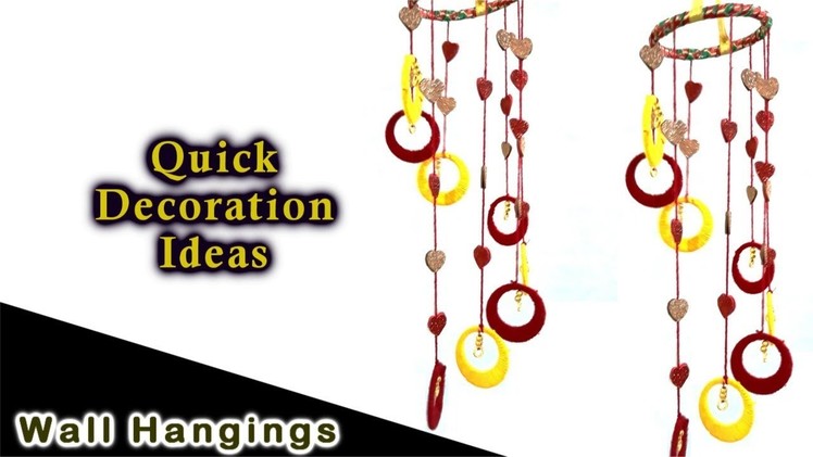 How to make Wall Hanging || Wind Chimes || Door Decor || Home Decor || EKS#21