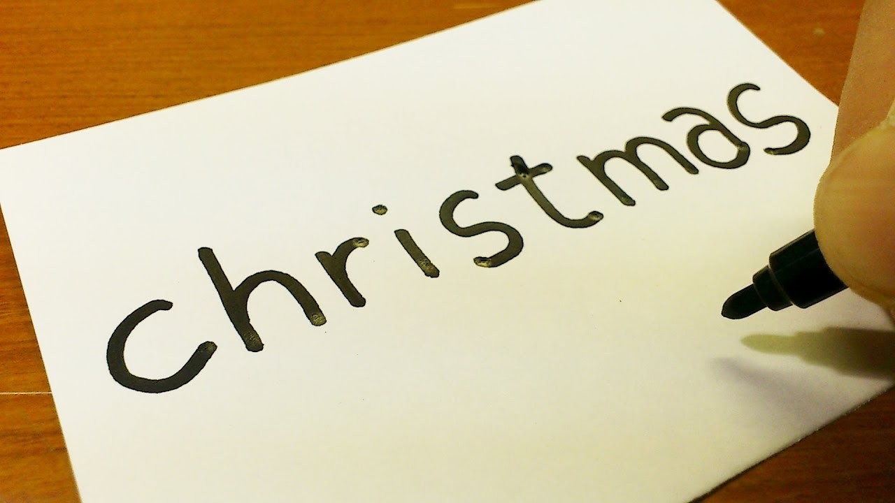 how to turn words christmas into a cartoon for kids how how to turn words christmas into a cartoon for kids how