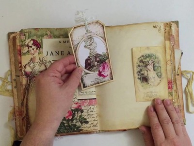 Jane Austen themed swap journal from Tuire