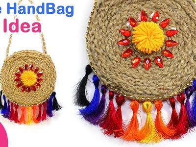 Jute HandBag Idea | Make Stylish Mini Handbags,Purse using Jute for Ladies | Sonali's Creations