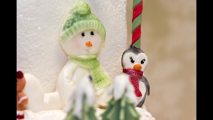 Karen Davies Cake Decorating Moulds. molds - Christmas - free beginners tutorial. how to - Snowman