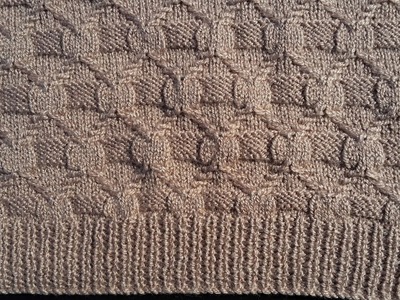 Knitting Pattern for Gents Sweater (Hindi)
