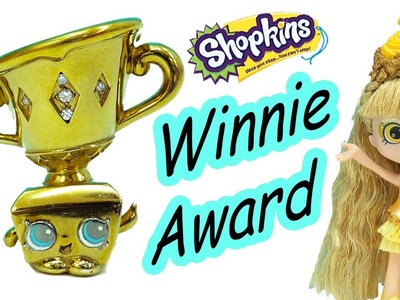 Limited Edition Winnie Award Gold & Diamonds Shopkins - Cookie Swirl C