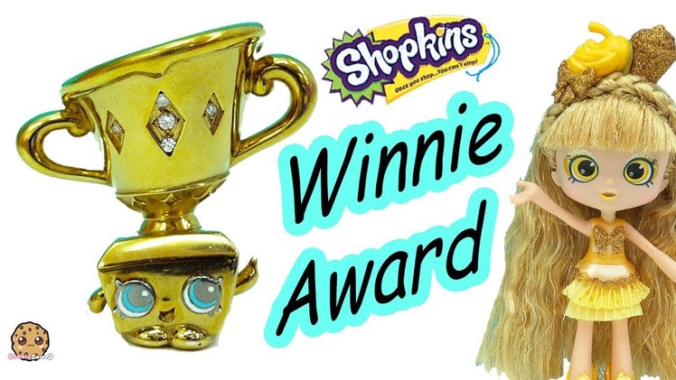 Limited Edition Winnie Award Gold & Diamonds Shopkins - Cookie Swirl C