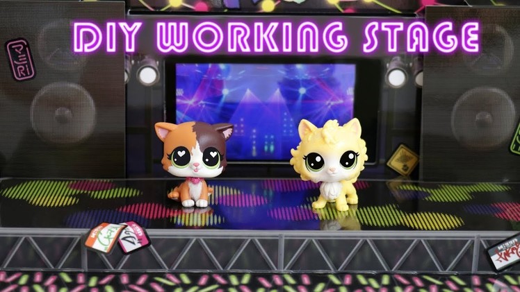 LPS: DIY WORKING STAGE! || Miniature DIY