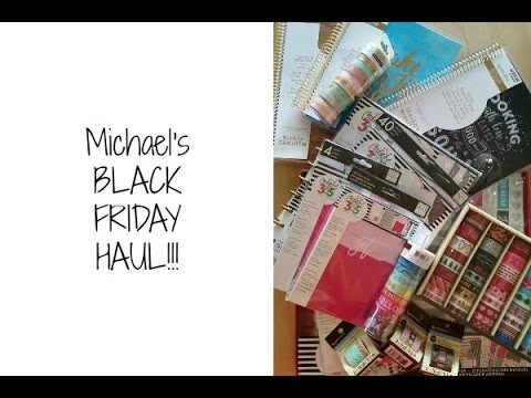 Michael's Black Friday HAUL!!! ~ 2016