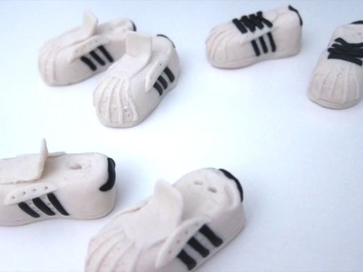 Miniature Clay - Making Adidas Shell Tops Superstar  ????