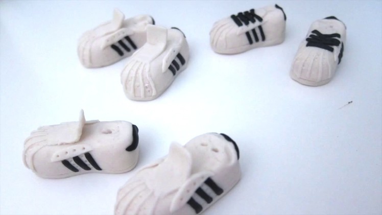 Miniature Clay - Making Adidas Shell Tops Superstar  ????