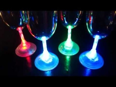 Multi-Color Light Up LED Wine Glasses - Glowproducts.com