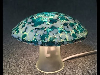 Mushroom Night lights -- Fused Glass
