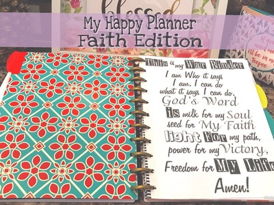 My Happy Planner Faith Edition (War Binder) Set Up ????????