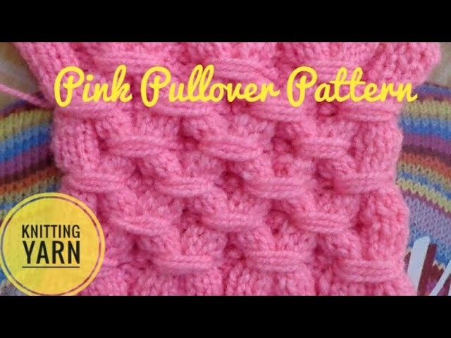 Pink pullover  pattern (Hindi.Urdu)
