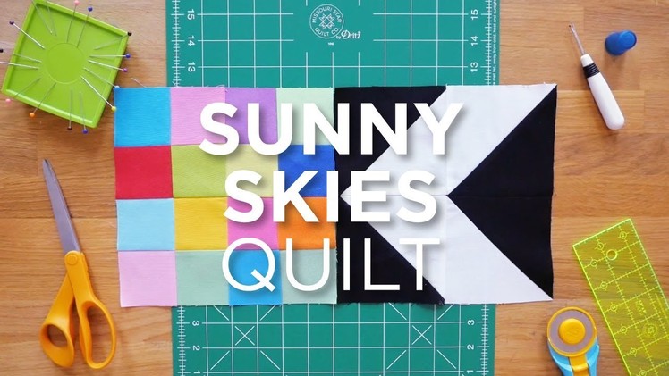 Quilt Snips Mini Tutorial - Sunny Skies Quilt