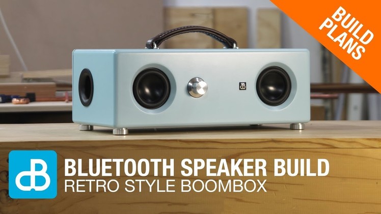 Retro Style Bluetooth Boombox Speaker Build - by SoundBlab