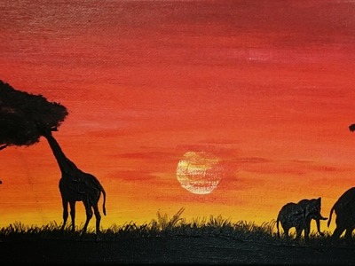 Savana painting -- African SPEED painting
