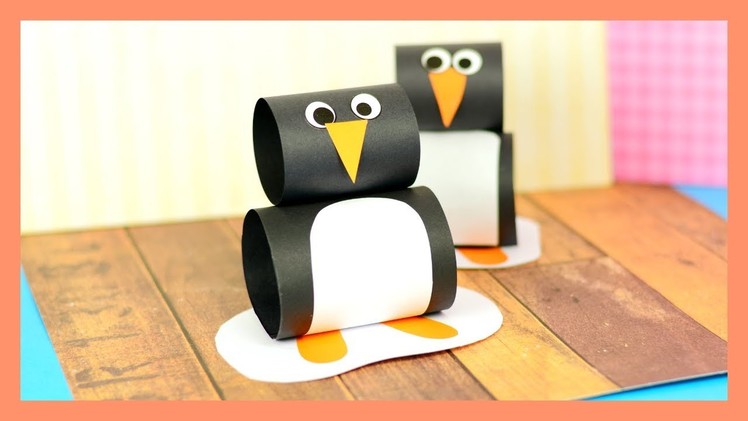 Simple Paper Penguin Craft for Kids