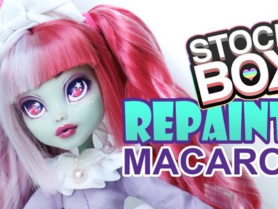 STOCK BOX Repaint! Sugary Sweet Macaroon Lolita Frankie Stein Custom Doll