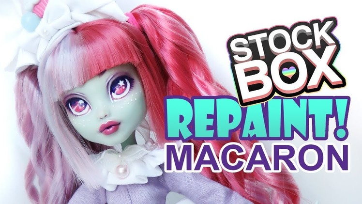 STOCK BOX Repaint! Sugary Sweet Macaroon Lolita Frankie Stein Custom Doll