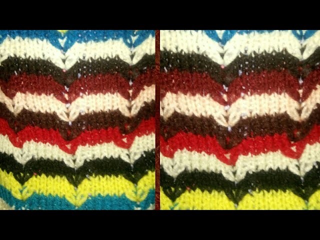 Two colours baby sweater design | sweater bunai in hindi | new sweater design 2017