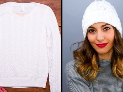 WINTER HACKS | Re-Purpose Your Old Sweaters! Sweater Hacks and More Incredible Hacks by Blossom