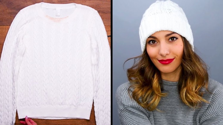 WINTER HACKS | Re-Purpose Your Old Sweaters! Sweater Hacks and More Incredible Hacks by Blossom