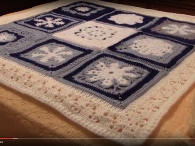Yarn Bite Podcast #50 - Snowflake Granny Square Blanket, scarves, tips