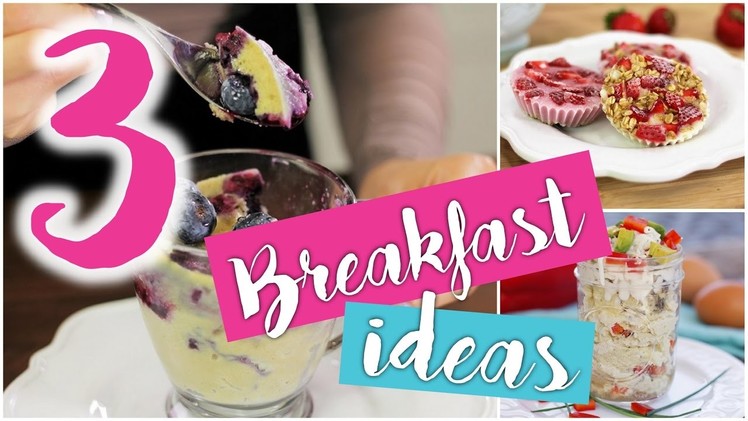 3 CHEAP, EASY & HEALTHY make-ahead breakfast ideas!