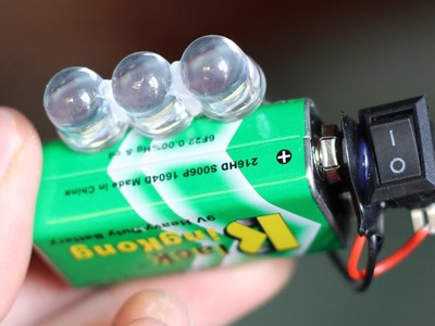 3 incredible  Life Hacks with a 9v Battery