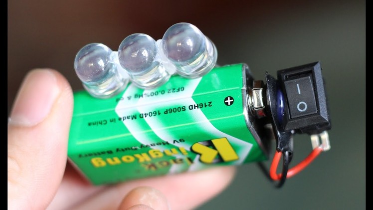 3 incredible  Life Hacks with a 9v Battery