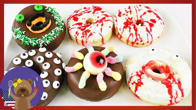 5 Donut Ideas for Halloween ???? Monster Donuts Decoration ???? Party Idea