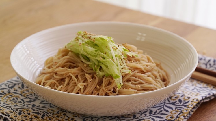 5 Min Recipe! Soysauce Noodle (Ganjang Guksu) : Honeykki 꿀키